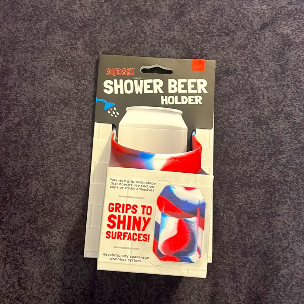 Free add on - shower beer holder